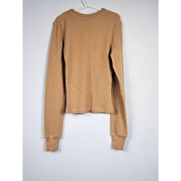 Skims waffle knit long sleeved tee Nwt - Picture 6 of 8